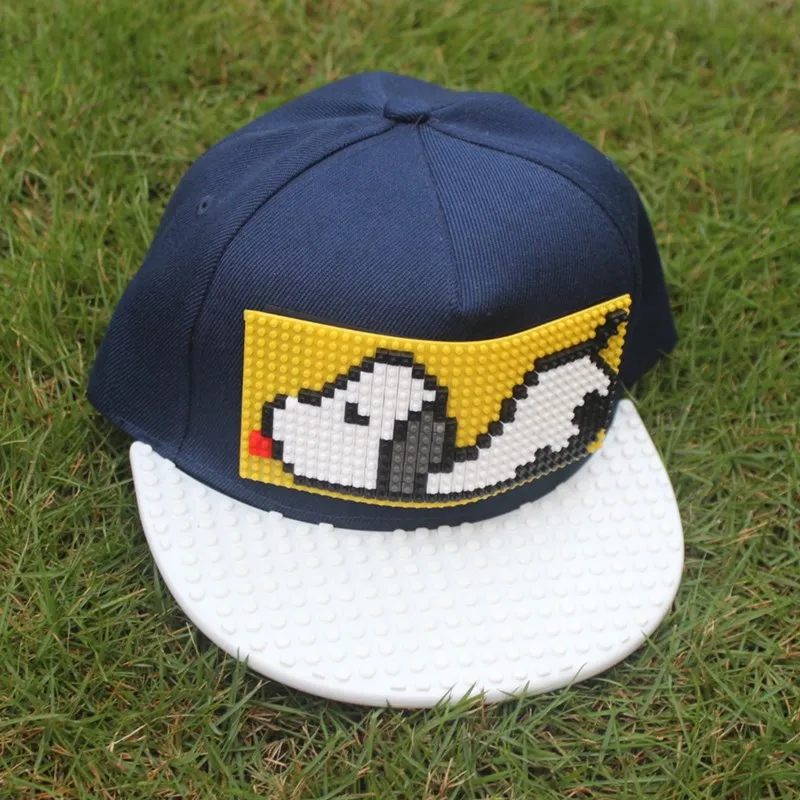 DIY-Steine und Blöcke für Kappen zur Herstellung einzigartiger Pixel mit Hut krempe und Pixel, die zu Hysteresen-Baseball mützen passen – Detail 8