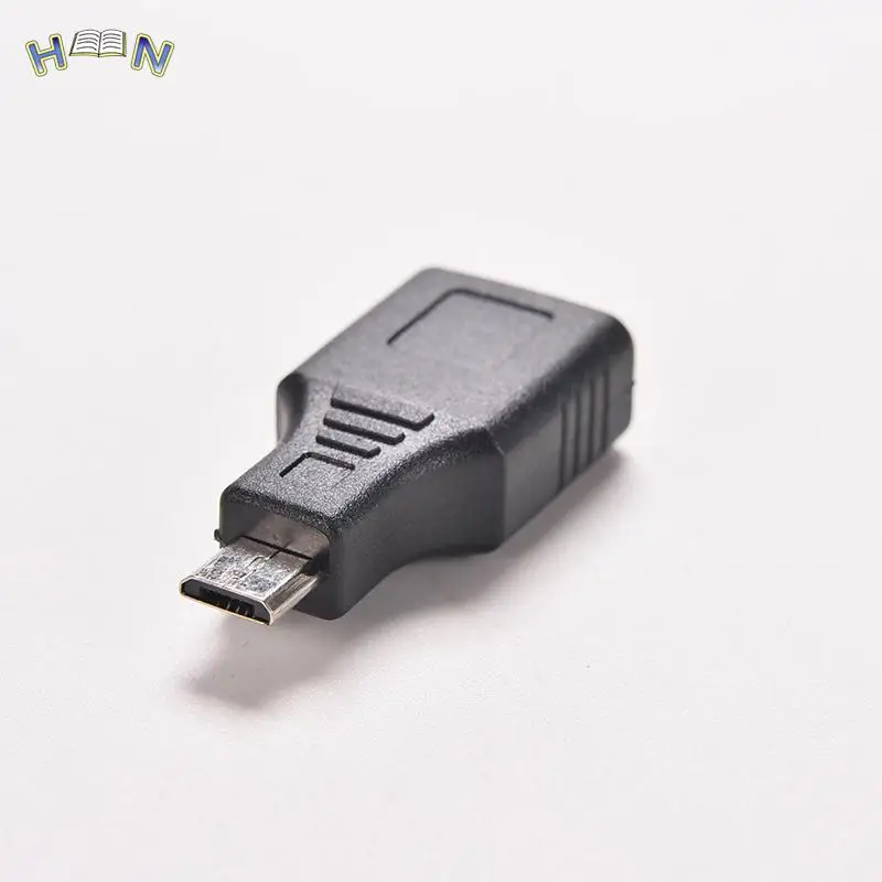 JETTING 1PC Black F/M USB 2.0 A Female To Micro / Mini USB B 5 Pin Male Plug OTG Host Adapter Converter Connector up to 480Mbps