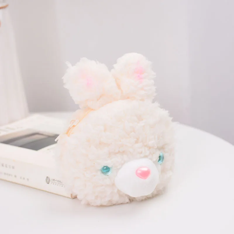 13cm Cartoon Cute Rabbit Plush Coin Purse Kawaii Animal Plush Keychain Pendant Plush Storage Bag Children's Girls Gifts