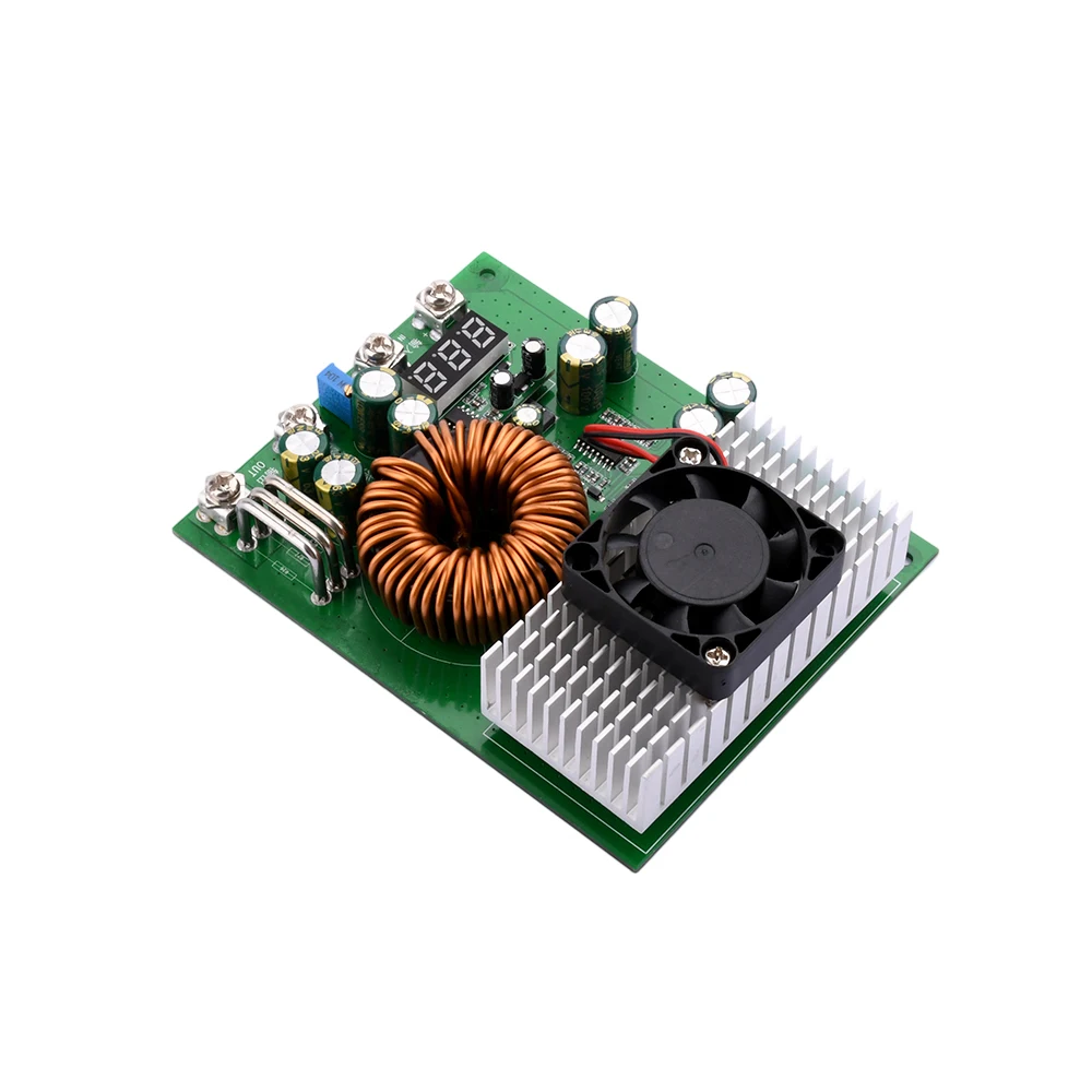 1000W 50A Step Down Module DC 25V-90V to DC 2.5V-50V Buck Converter Digital Display Wide Voltage Stabilizer Power Supply Board