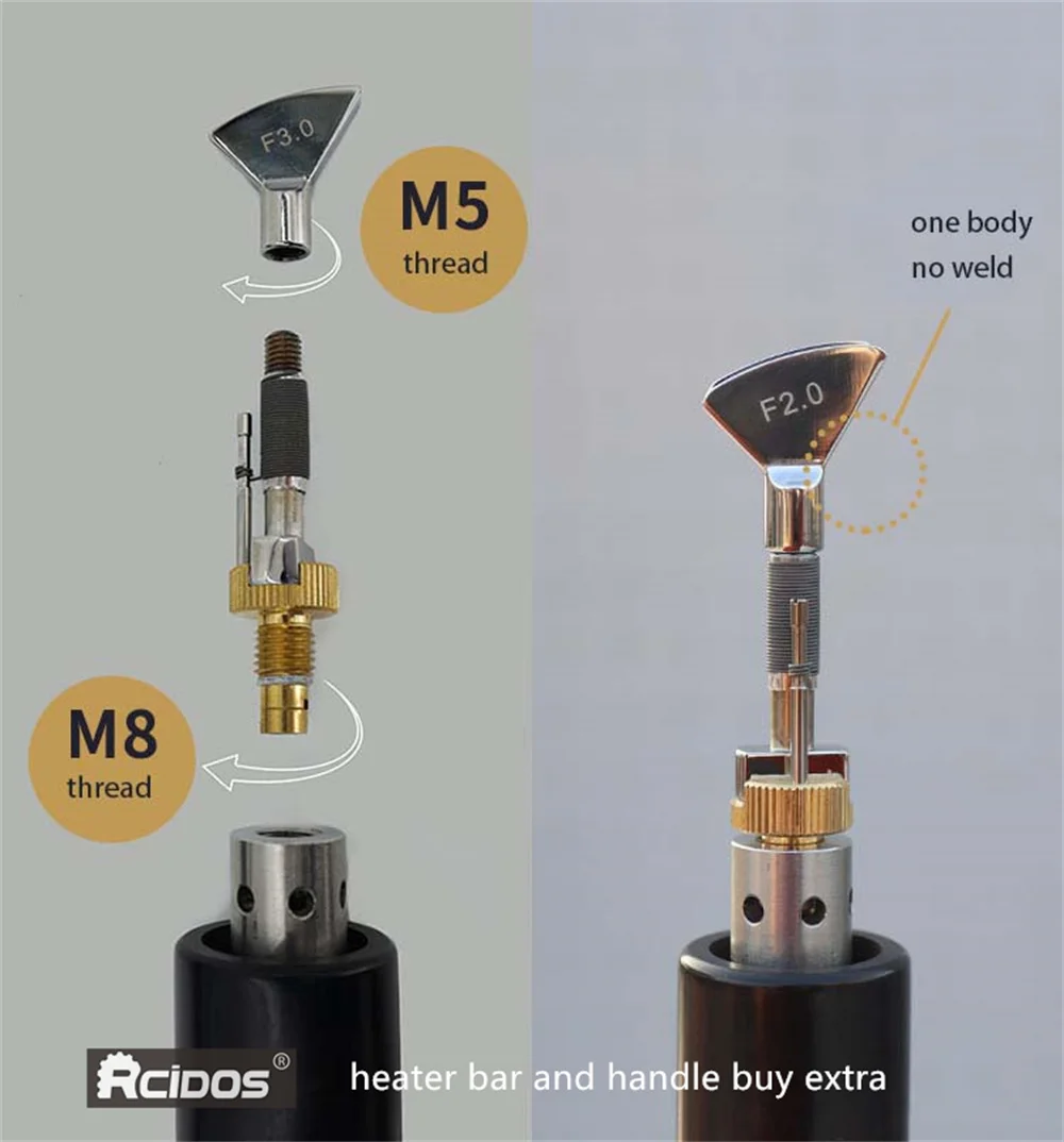 RCIDOS VULCAN F series FRENCH Leather Creaser Tips Electric Creasing Machine Tips,1pcs price