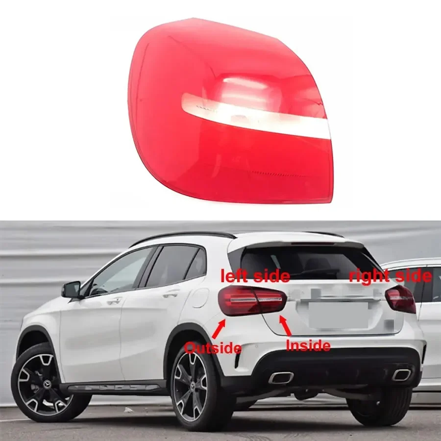 

For Benz GLA 2018 2019 2020 Rear Outer Taillight Shell Tail Lamp Cover Turn Signal Stop Light Mask Replace Original Lampshade