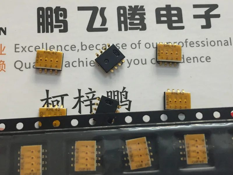 1PCS Imported Japanese OTAX KHL42E dial code switch 4-bit key patch 1.27mm flat dial 4-way code