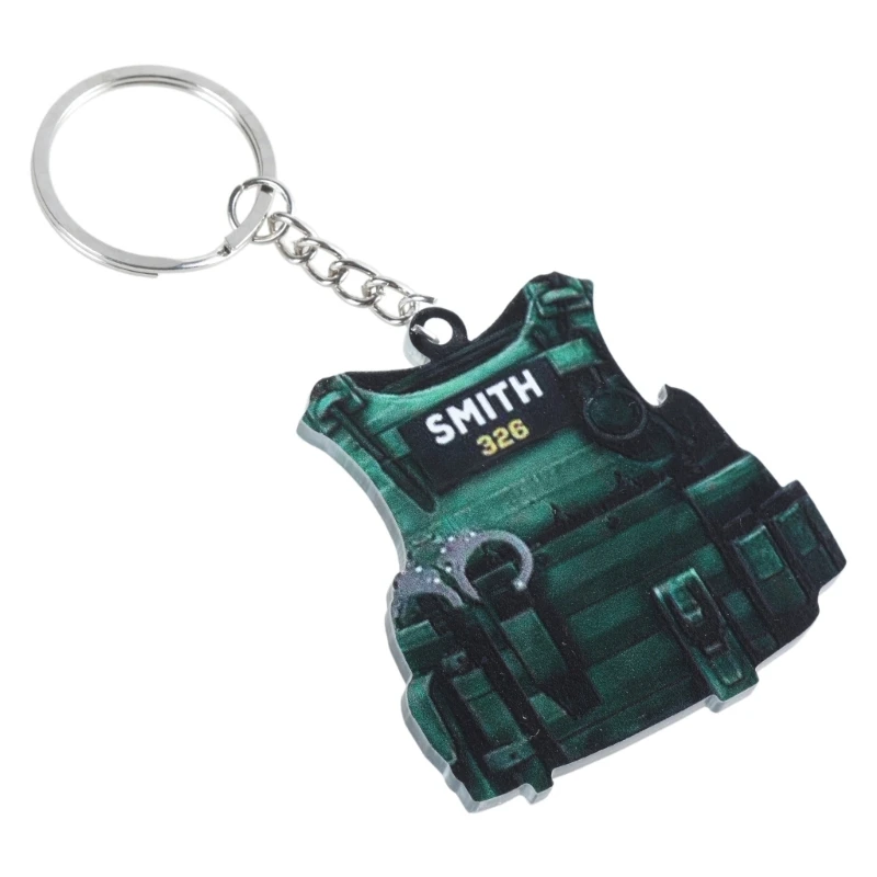 Uniform Pendant KeyRing Backpack Ornament Male Car Key-Accessories Acrylic Dropship