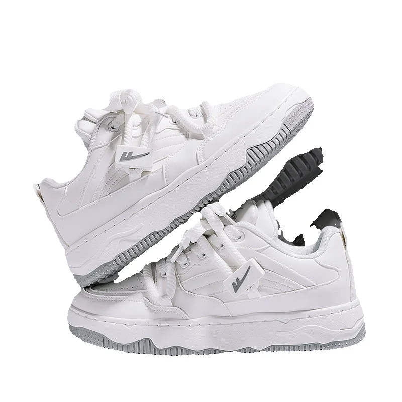 Vielseitige Leder Sneaker Für Damen Und Herren Freizeitschuhe_voghion.com