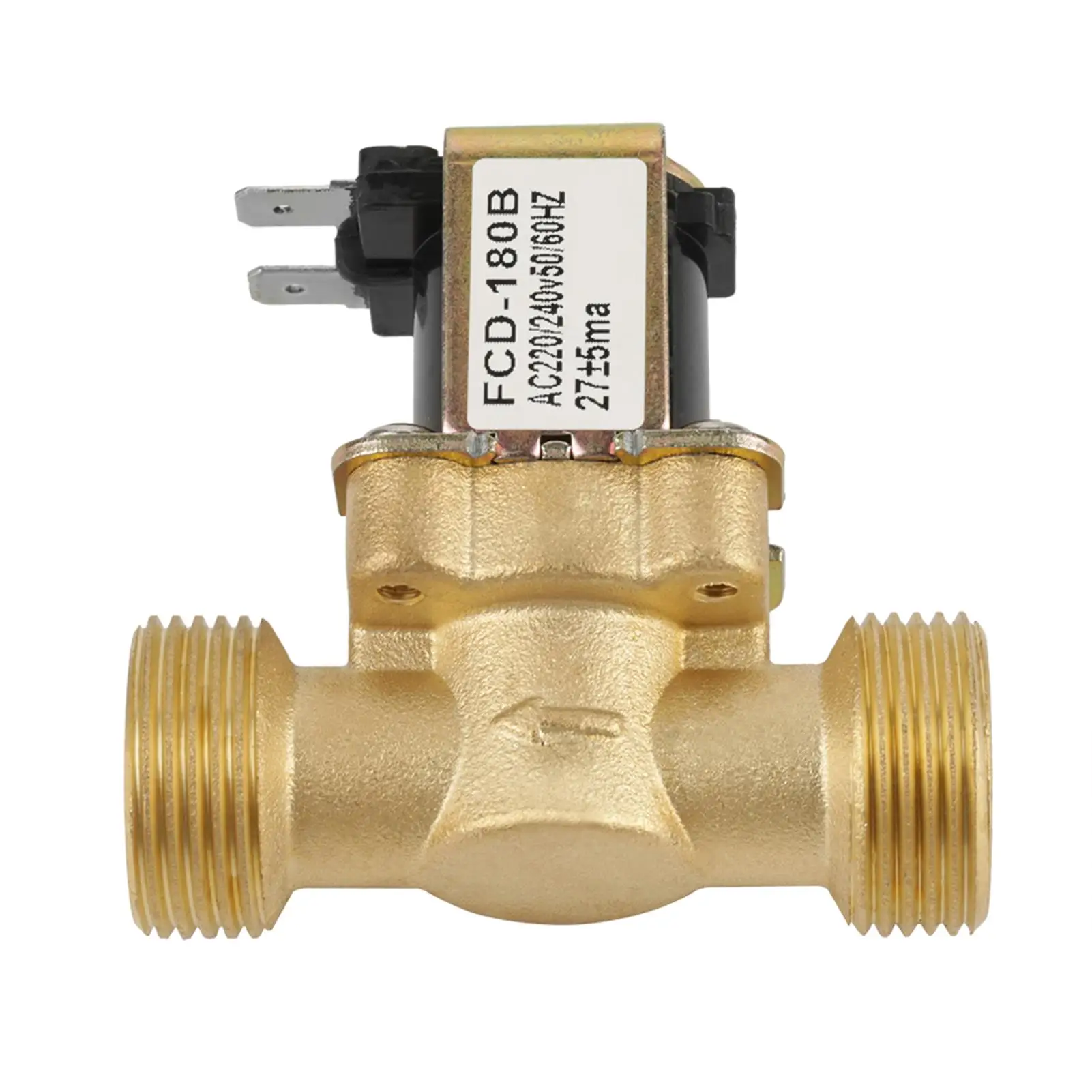 Brass Electric Solenoid AC 220-240V FCD-180B 2 Way Water Inlet NC Normal G34