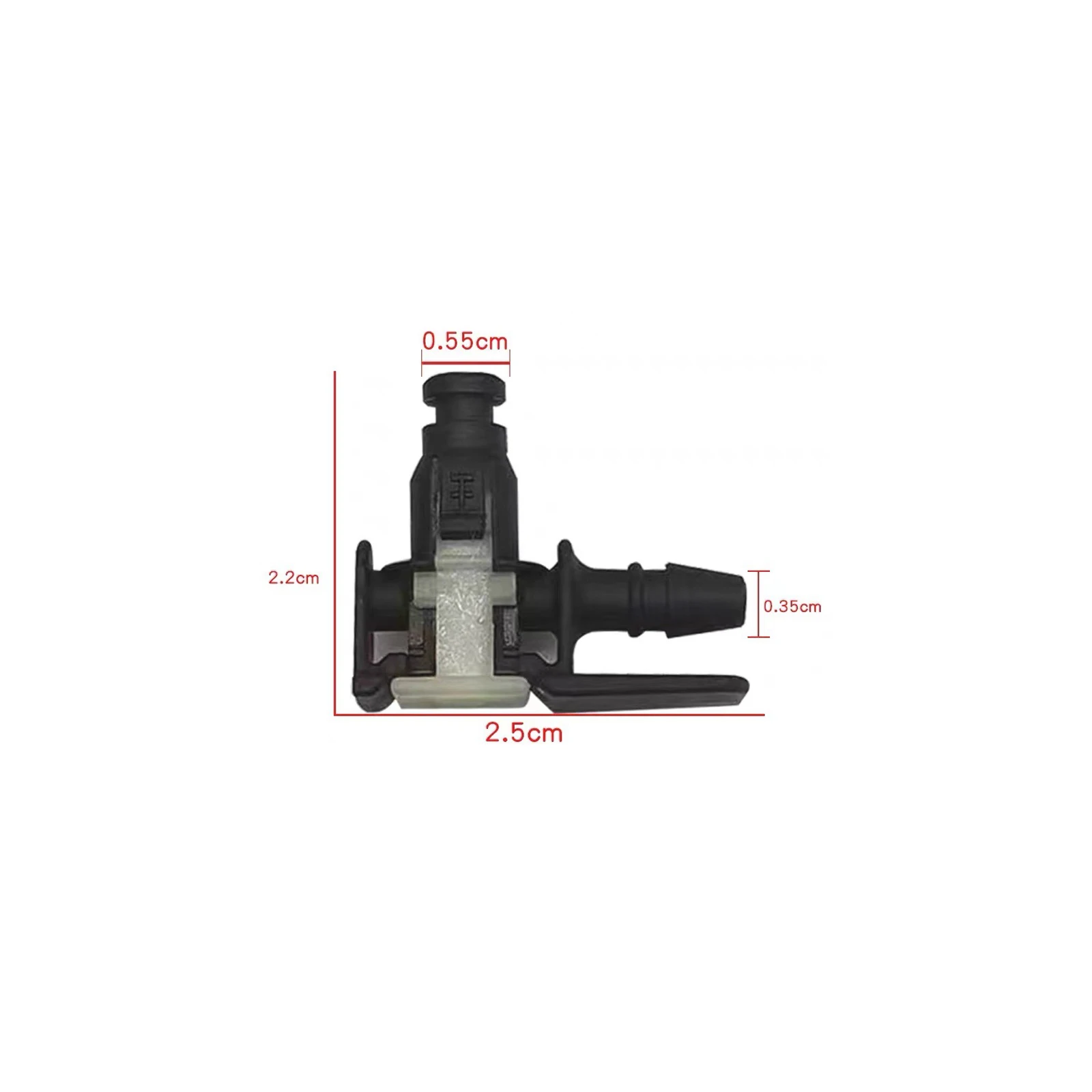 2 Pc Fuel Injector Return Fitting 