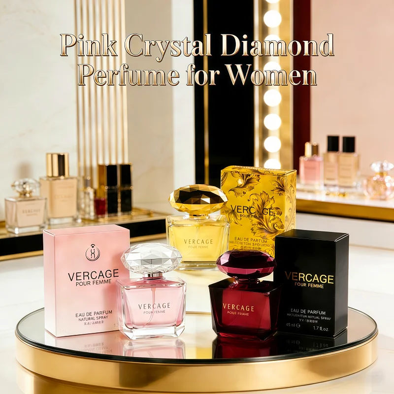 

50ml Crystal Diamond Sweet Love Crystal Powder Diamond Black Crystal Lady Eau De Toilette Fragrance Spary Flower Woman Perfumes