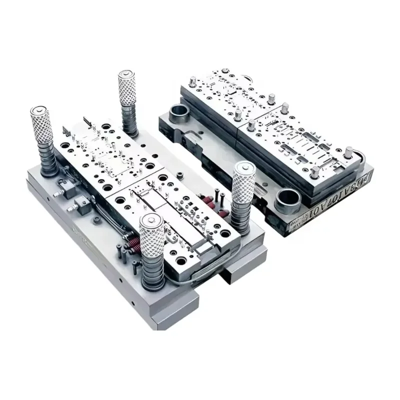 Steel Punching Mold Die Sets Mould Plates Industrial Sheet Metal Parts Plastic Mould Customized Size Silver Color