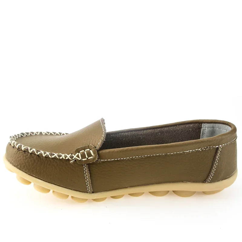 TIMETANG New Women genuine Leather Shoes Slip-on Ballet women Flats Comfort shoes woman moccasins sapatilhas femininos