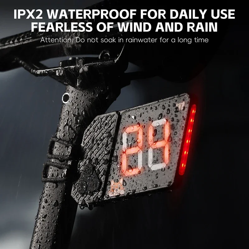 

WEST BIKING Велосипедный задний фонарь с номером Сверхлегкий регулируемый номерной знак заднего фонаря Type-C Задние фонари для велосипеда Аксессуары для велоспорта