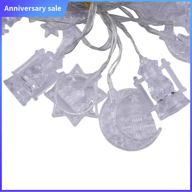 

USB Constant Light 6 Meters 40 Lamps Arab Eid Palace Lights Decorative Gulbang Festival Lights Colorful String Lights, B Durable