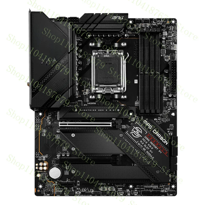 ++For MSI MPG B650 CARBON WIFI Motherboard Socket AM5 DDR5 DVI+HDMI ATX Mainboard