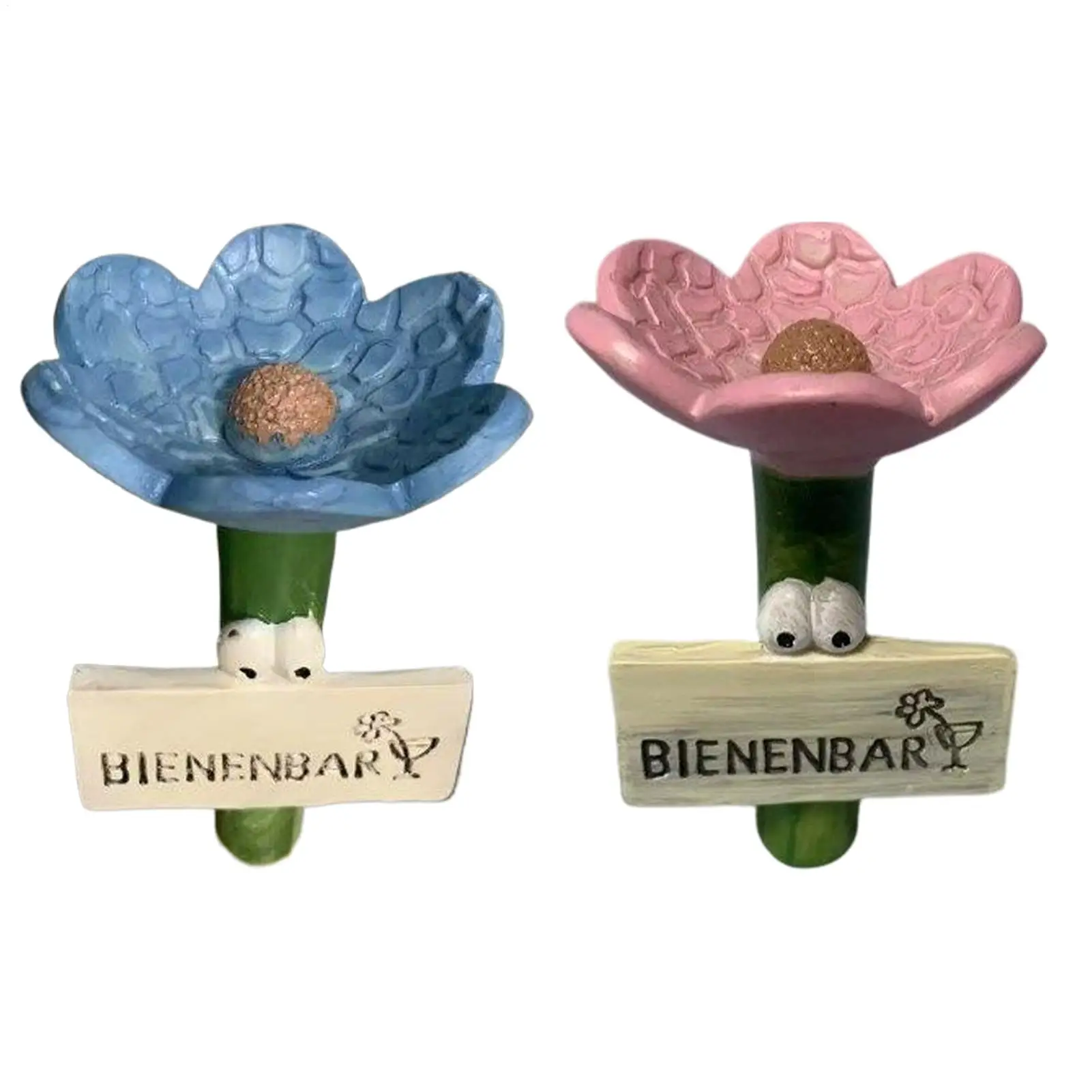 Bee Watering Station Drinking Cups Multi-function Bee Water Feeder Butterfly Bath Bowl Standing Bee Feeder For Garden Yard Decor