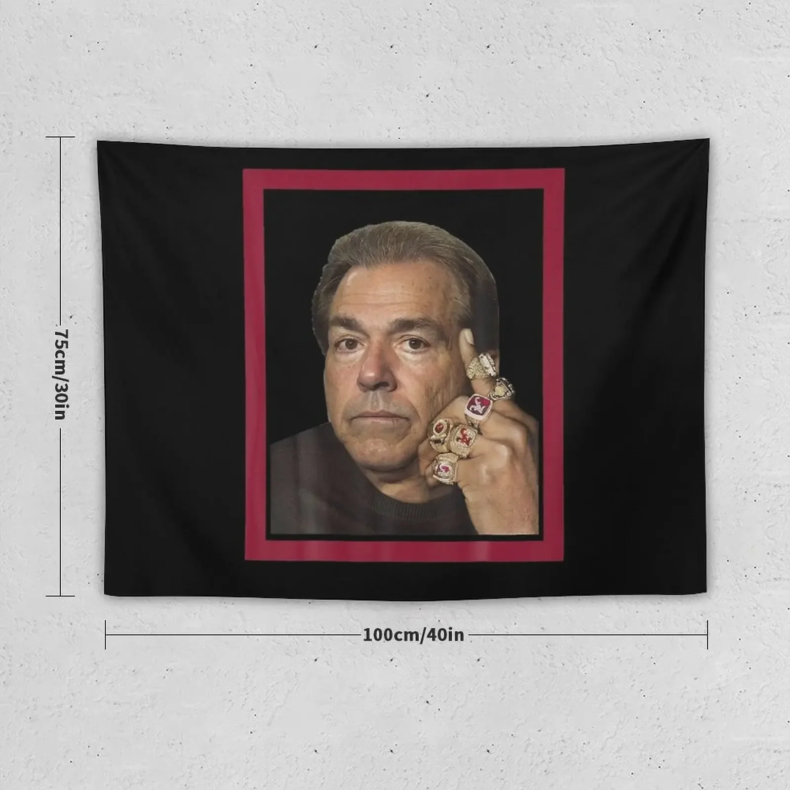 NICK SABAN COLLEGEE Tapestry Aesthetic Room Decorations For Bedroom House Decoration Tapestry