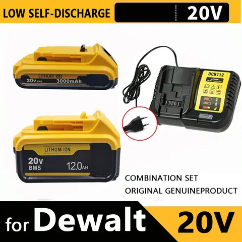 Per Dewalt 20V 12.0Ah Batteria Ricaricabile per Dewalt Cordless Cacciavite Trapano Vite Pistola Chiave Batterie a Impatto DCD790 DCB200