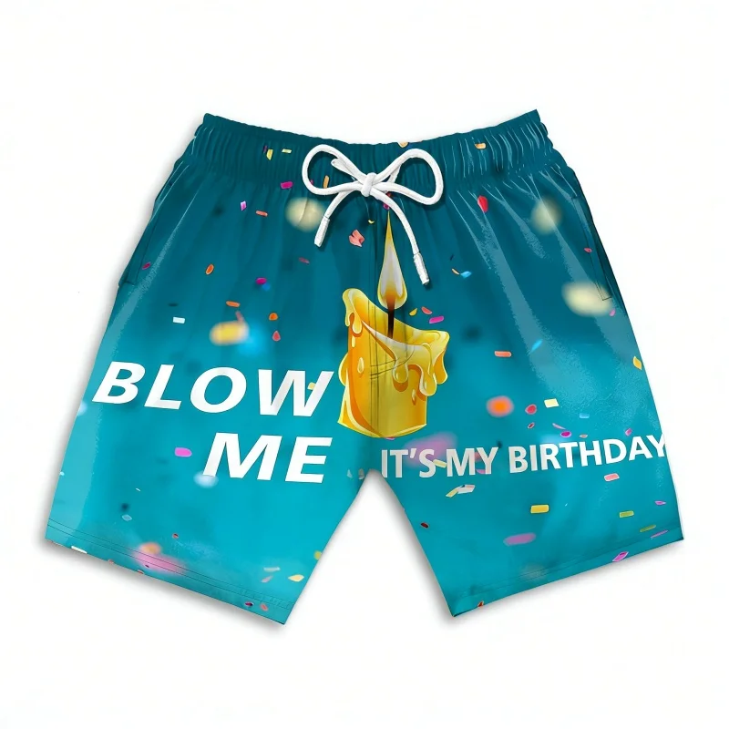 

3D Printed Short Pants For Men Zebra Dog Funny Graphic Pattern Board Shorts Summer Casual Loose Quick Dry Sports Swim Trunks