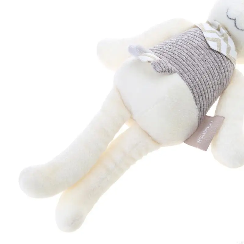 

95AE Sleeping Doll Stuffed Rabbit Plush Toy Sleep Bunny Plush Doll Comfort Doll