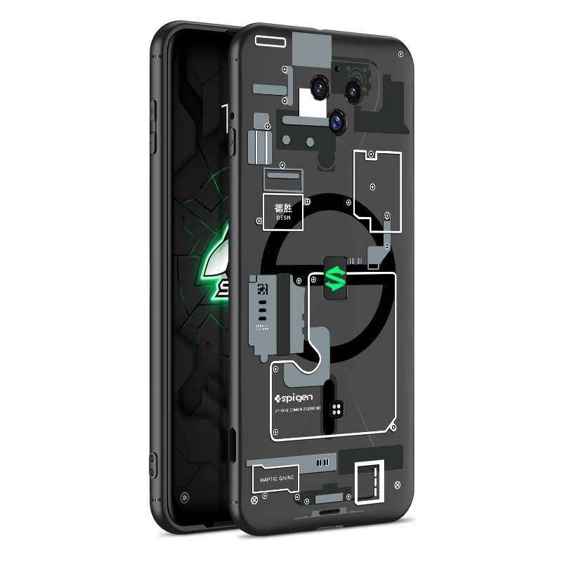 Оригинальный чехол для телефона Xiaomi BlackShark 5 4 3 Pro Black Shark 5RS 4S 3S Pro Противоударный жидкий силиконовый мягкий чехол для телефона No 50