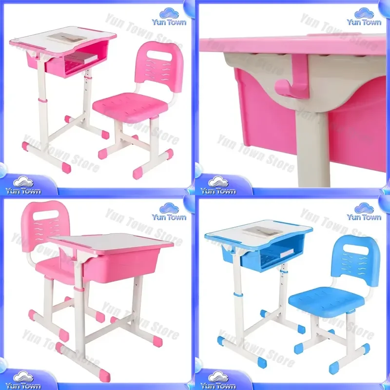 Best Selling Kids Adjustable Height Study Table for Children School Furniture for Kids Study Desk for Home Learning