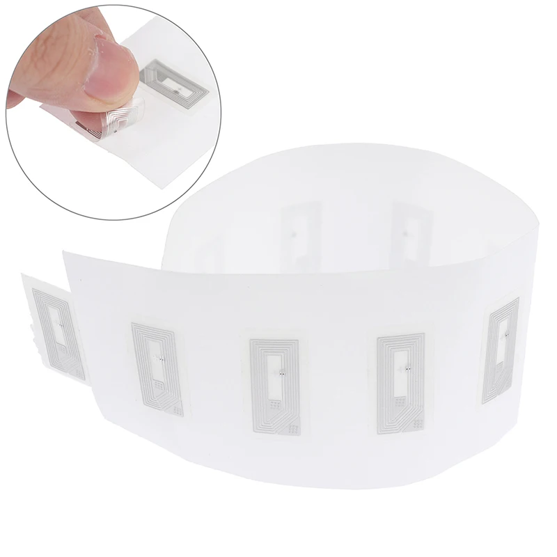 Étiquette autocollante NFC Ntag213, 10/100 pièces, 2x1cm, 13.56MHz, RFID NTAG213