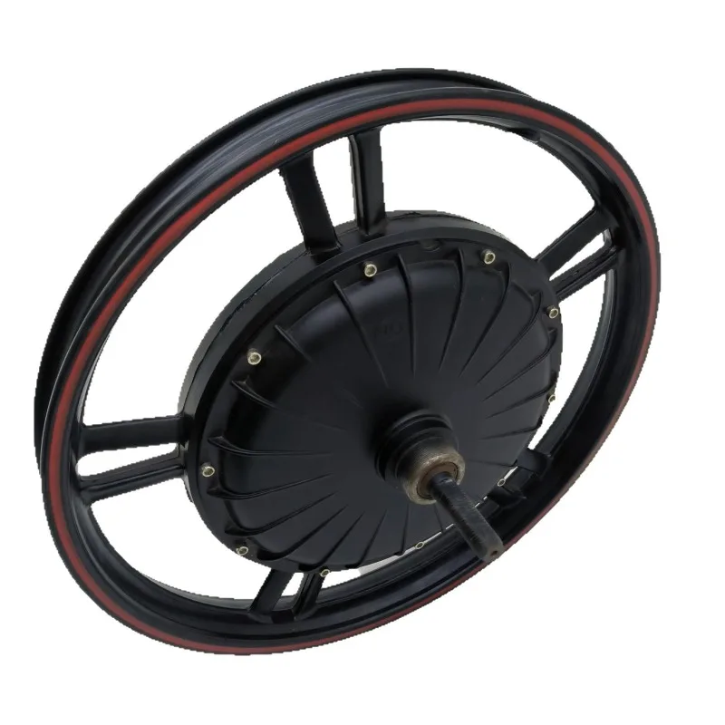 

18-inch Bicycle, Aluminum Alloy Frame, Red Rim, Black Wheels