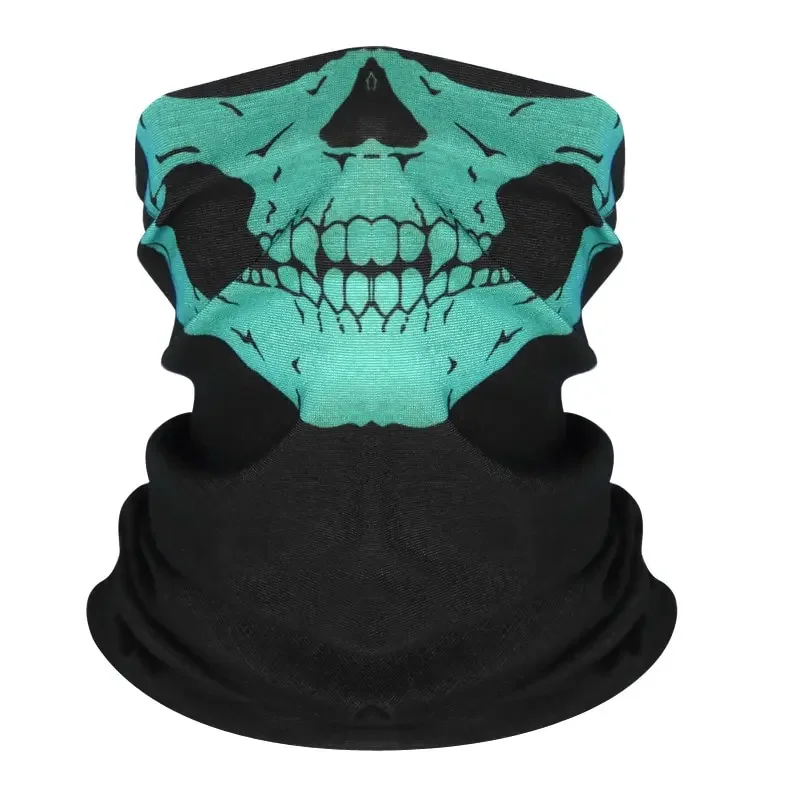 2024 Cycling Face Mask Skull Clown Halloween Scarf Warm Headband Breathable Running Outdoor Sports Face Cover Neck Tube Bandana