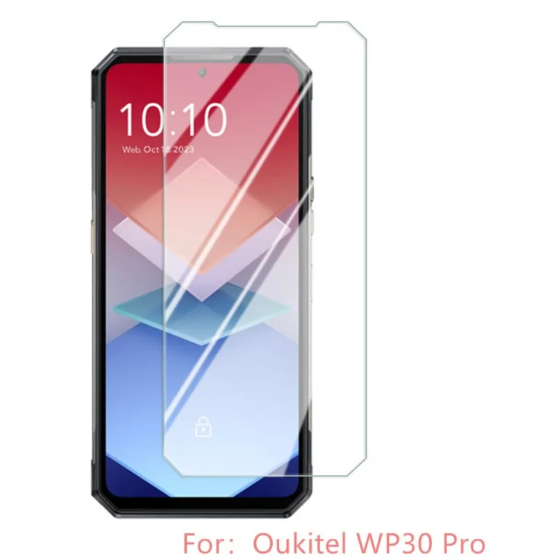 Clear HD Front Safety Tempered Glass Guard On For Oukitel WP32 WP30 Pro Screen Protector Film Shield