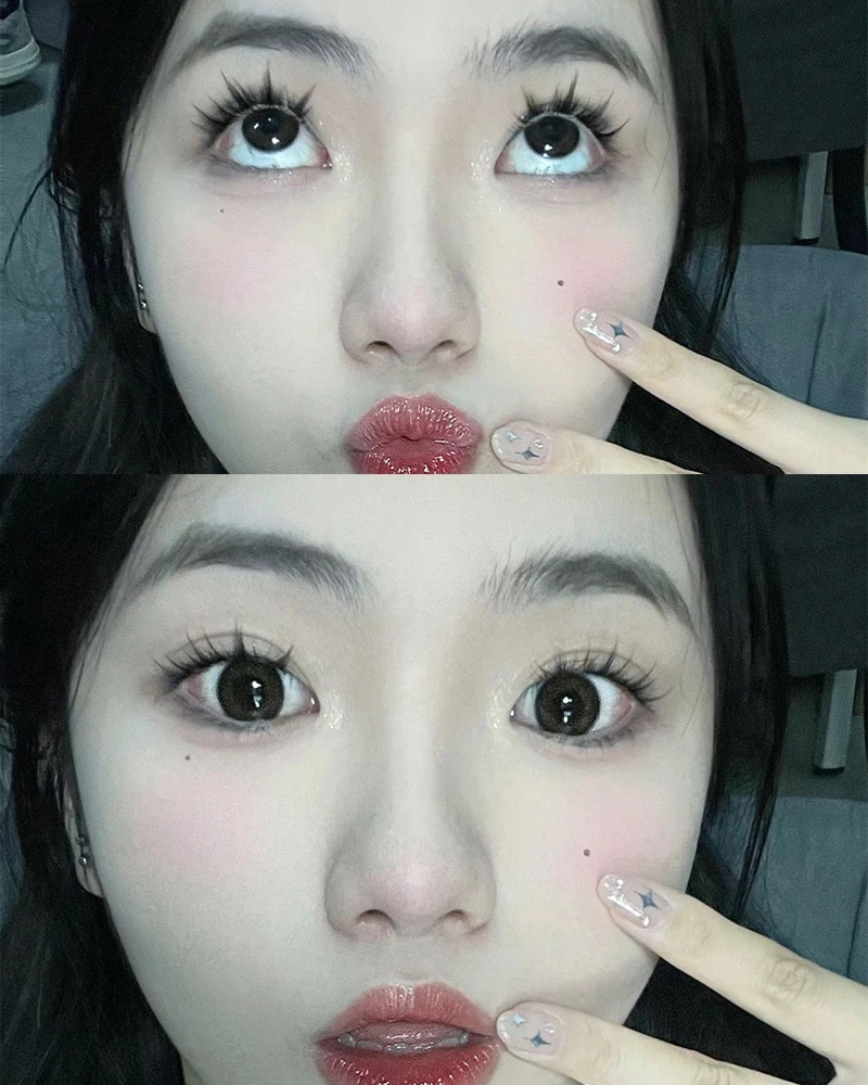 12 Rows Pure White Moonlight False Eyelash Segmented Personal Eyelash Single Cluster Fairy False Eyelash Novice