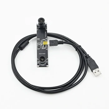 USB Camera Module Dual Lens 720P,Synchronization Same Frame,2560x720 30fps,Fixed Focus Webcam 2MP,3D Modeling VR Range,Plug and Play USB Camera Module Dual Lens 720P,Synchronization Same Frame,2560x720 30fps,Fixed Focus Webcam 2MP,3D Modeling VR Range,Plug and Play