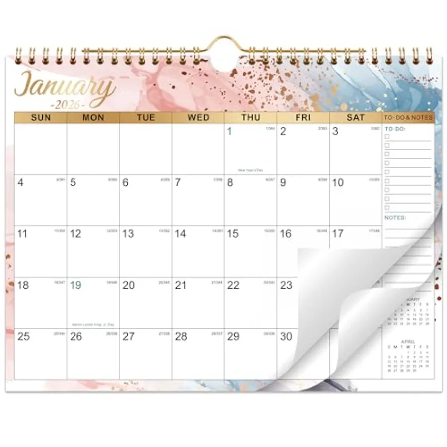 

2026 Calendar 2026 Wall Calendar from January 2026 to December 2026 11" x 8.5" 2026 Calendar 12 Month with Thick Paper