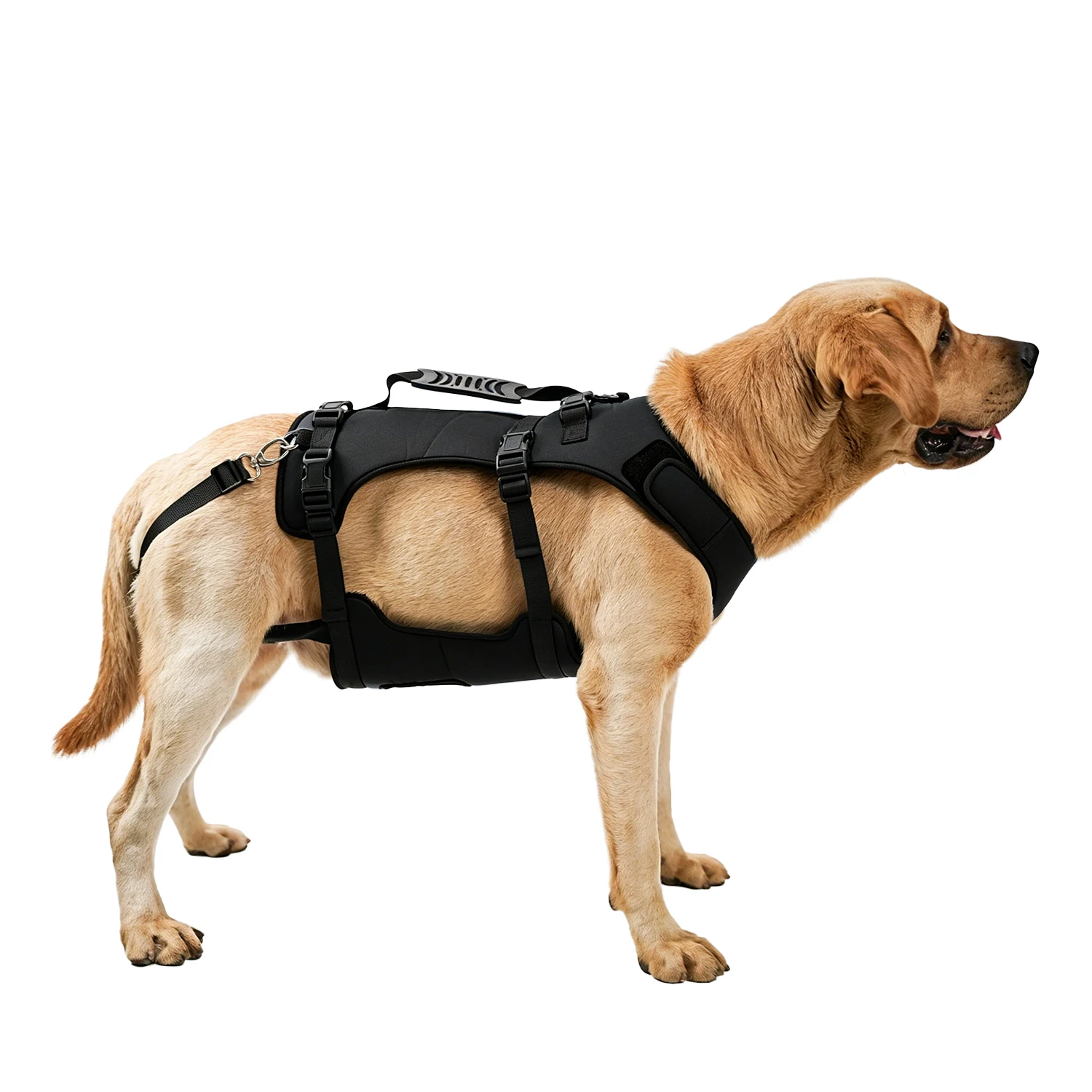 

COODEO Multifunctional Dog Traction Harness With Lift Strap Soft Comfortable Pet Support Vest Anti-choke Dog Walking Clothes