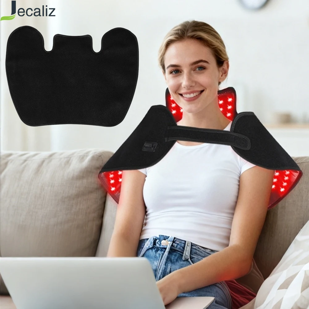 

Отопление, красный и инфракрасный свет, плечо для тела, верхняя часть спины, 660 нм и 850 нм, двухчиповый светодиод, носимая оберточная подушечка, облегчение боли, расслабление мышц