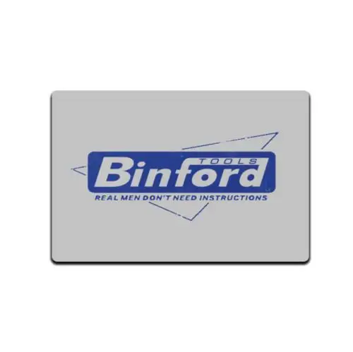 Binford Tools Tin Poster Sign Hardware Home Improvement Store Garage Man Cave