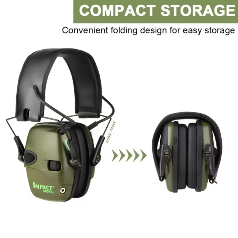 Headphones Active Noise Cancelling Listening Hunting Headphones Original outdoor sports noise cancelling head electronic earmuff