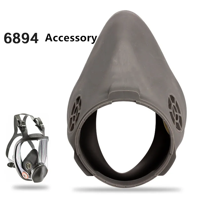 6800 Gas Mask Replace Accessories 6898 HD Face Shield/6897 Head Belt/6894 Mouth Nose/Sealing Part/6864 Breathing Valve