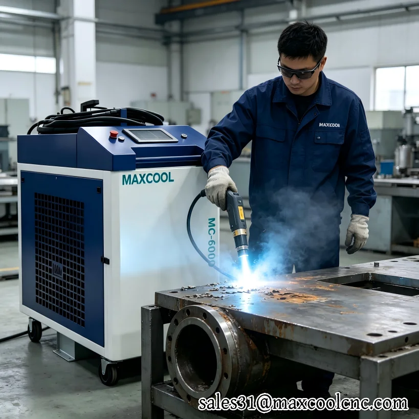 Maxcool 6kw Anti-rust Lazer Cleaning Machine 3kw 6000w Raycus MAX Metal Oxide Layer Remover Handheld