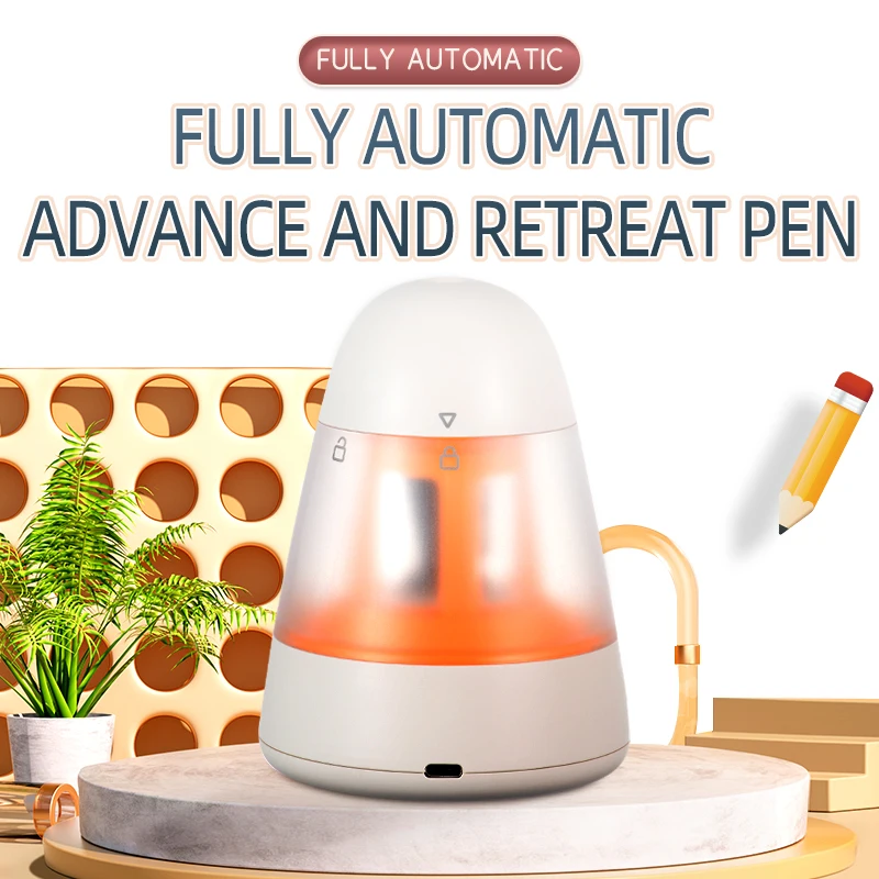 Electric School Supplies Children Stationery Gift Automatic With Induction Pencil Electric Sharpener Sharpener Pencil