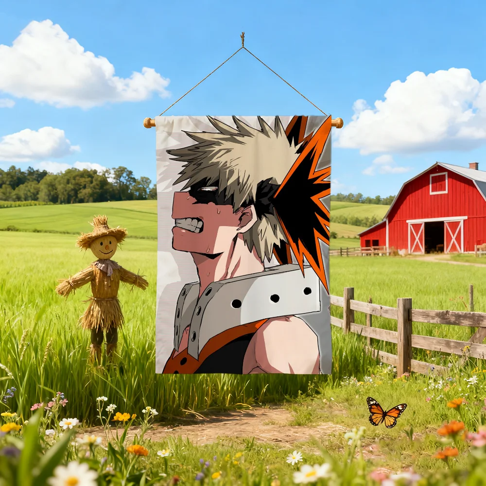 K-katsuki anime B-bakugo flag For Living Room Hanging Home Dorm Decor Art Garage Bar Wall Club Live Decoration Banner