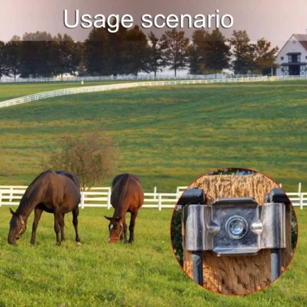 

Stainless Steel Material Fence Attachment Clamps Anti-theft Design Metal Bracket Barrier Attachment Bracket 10X Quantity