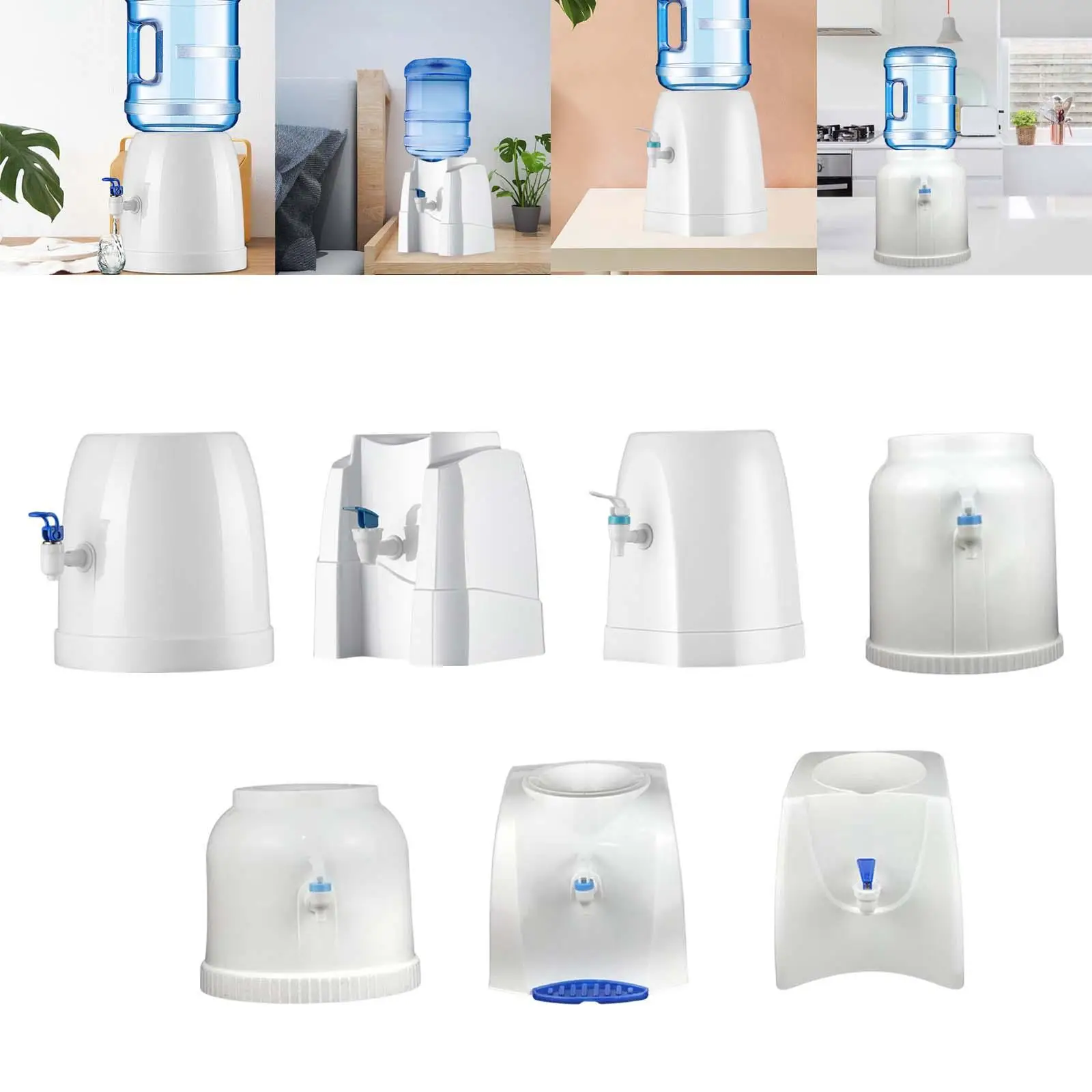 Countertop Cold Water Dispenser Machine for 5L 8L 10L 18L Bottle with Faucet for School Office Big Family Kitchen Use