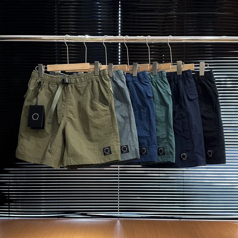 

Japanese Yamatomichi 5-pockets Shorts Function Adjustable Belt Men Women Quick Dry Loose Climp Cycling Shortpants Patch Label