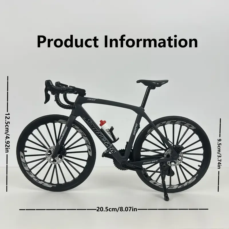 Nowy 1:8 Mini aluminiowy model roweru Diecast wielokolorowy górski palec metalowe rowery odlewania ciśnieniowe kolekcja symulacyjna prezenty zabawki