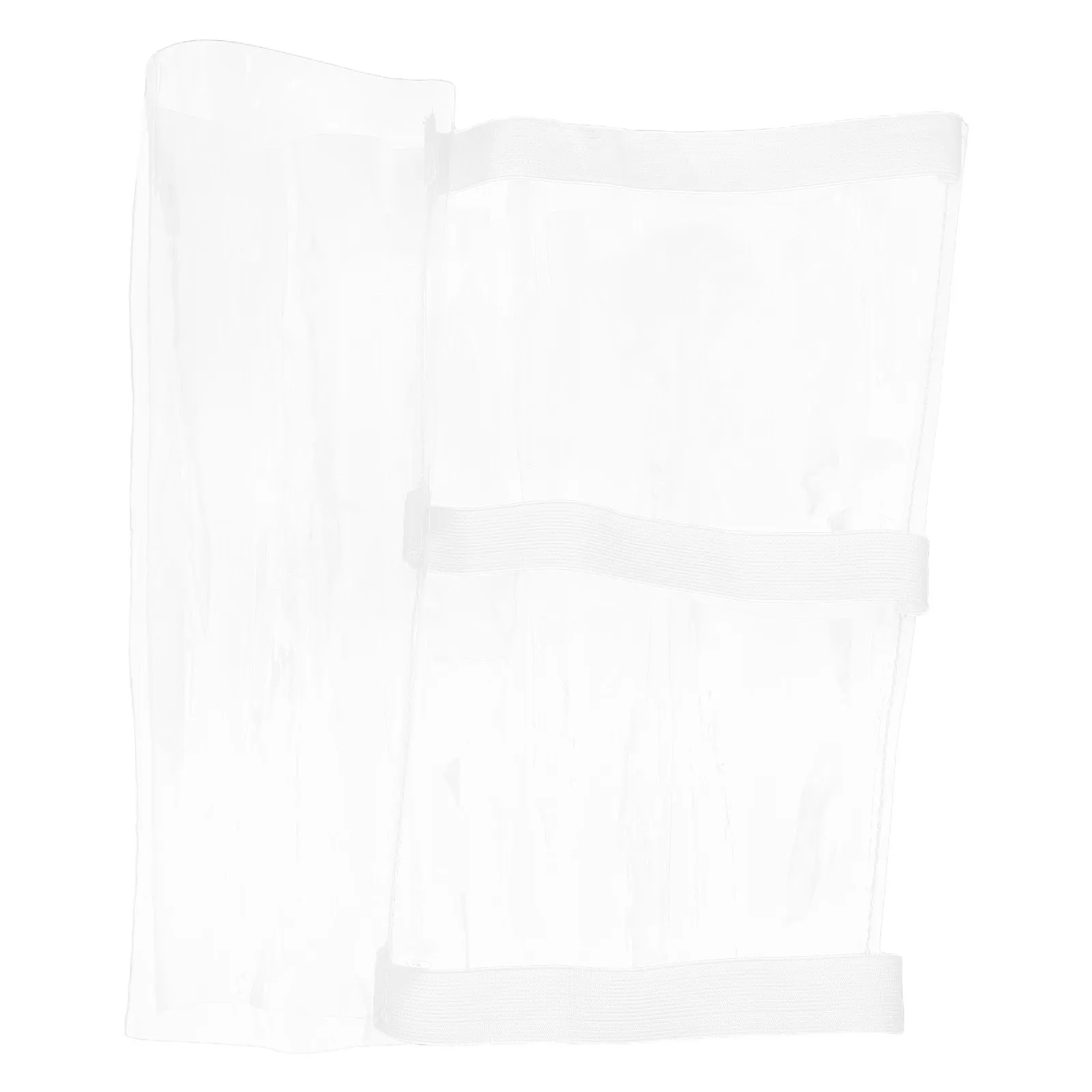 

Transparent Dustproof Dental Chair Foot Cover Mat with Elastic Bands for Dentist Clinic Easy Clean Plastic Protective Toe Sleeve