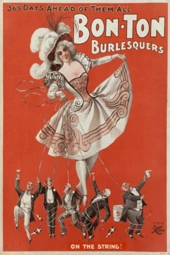 

Bon-Ton Burlesque Dancers Advertisement Vintage Retro style Metal Sign