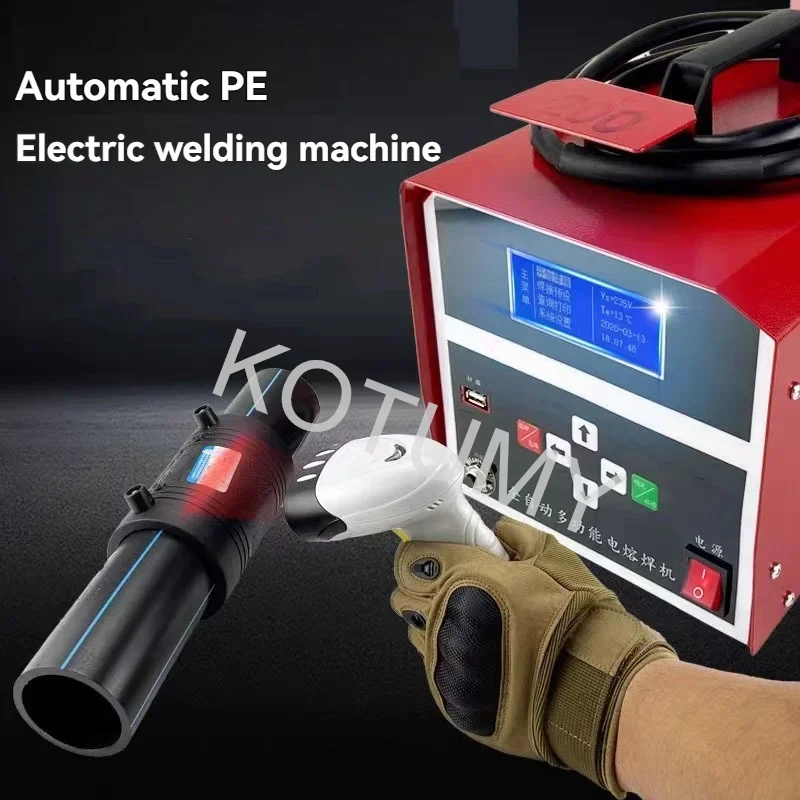 Intelligent PE Tube Welding Machine Gas Pipeline Butt Welding Machine PE Pipe Electric Fusion Welding Machine 220-250V