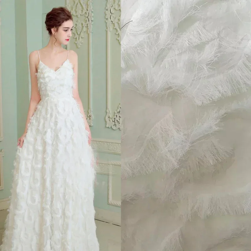 

Жаккардовая ткань, весна-лето, детское платье с павлиньими глазами, модная декоративная ткань, дизайн шитья, оптовая продажа, материал на метр