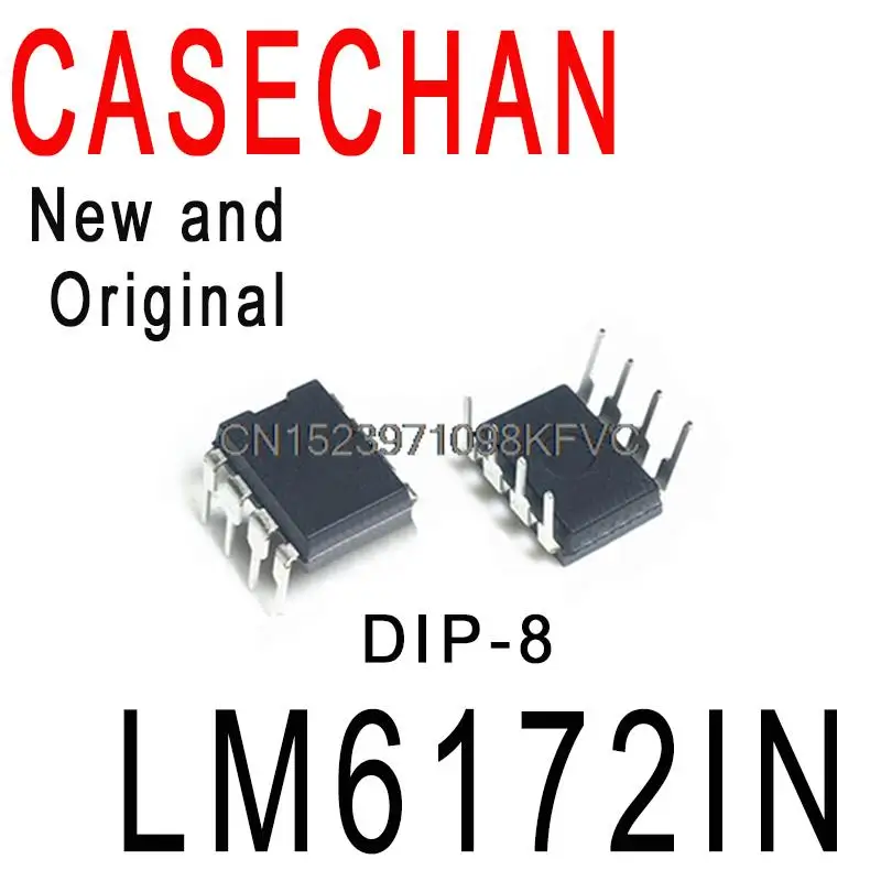 5PCS New and Original LM6172 DIP-8 Operational Amplifier In Stock LM6172IN