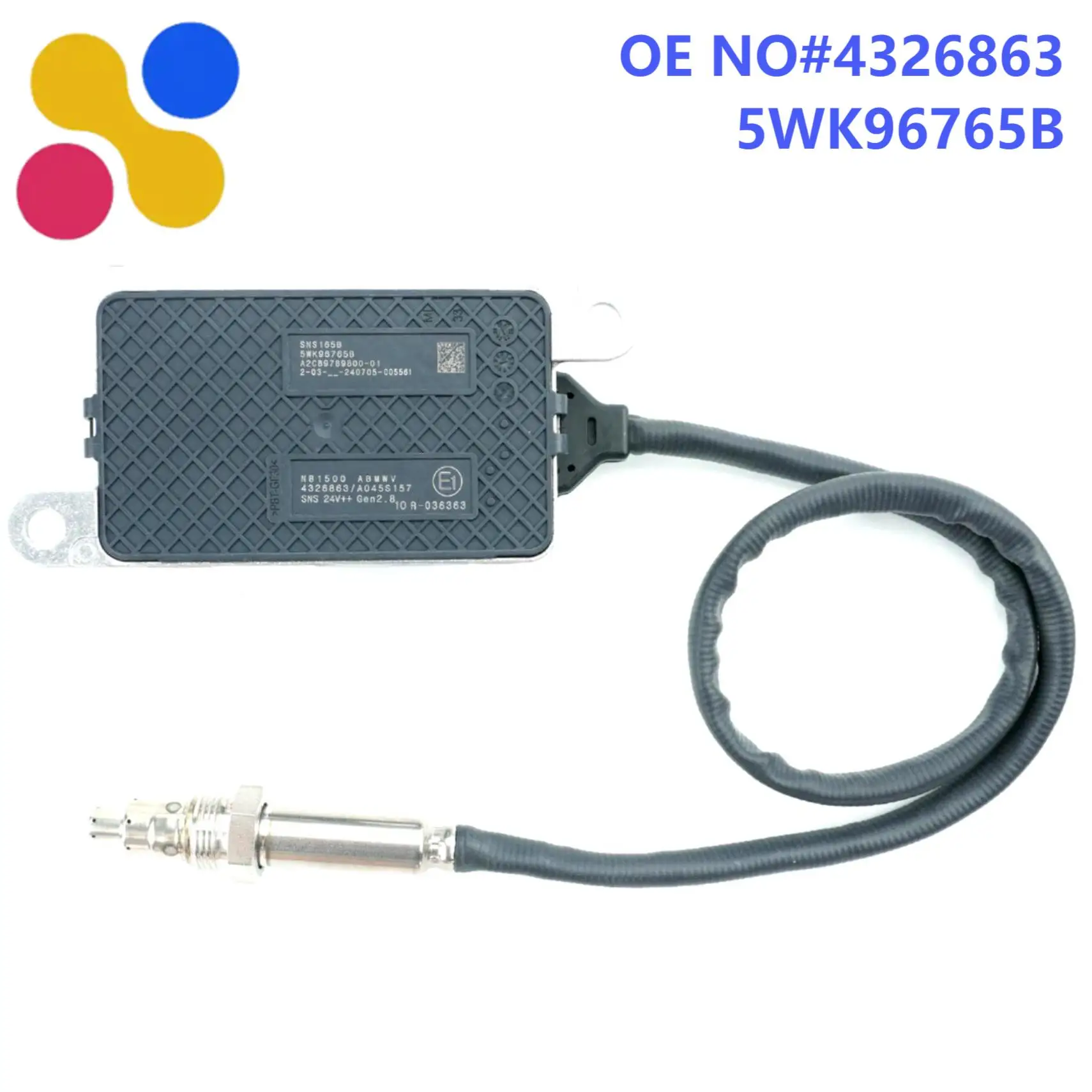 

4326863 5WK96765B 5WK9 6765B A2C89789800-01 NOx Sensor for Cummins QSB6.7 Diesel 24V VAN Truck