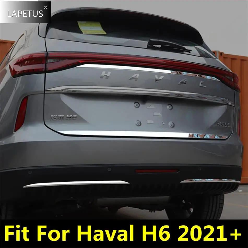 

Rear Bumper Tailgate Door Trunk Handle Strip Decor Panel Cover Trim For Haval H6 2021 - 2024 Exterior Modified Car Accessories